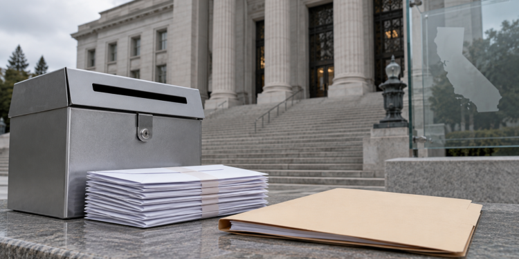 California Ballots - Poli Alert California mail ballots being processed as the DOJ appeals in the California ballot case
