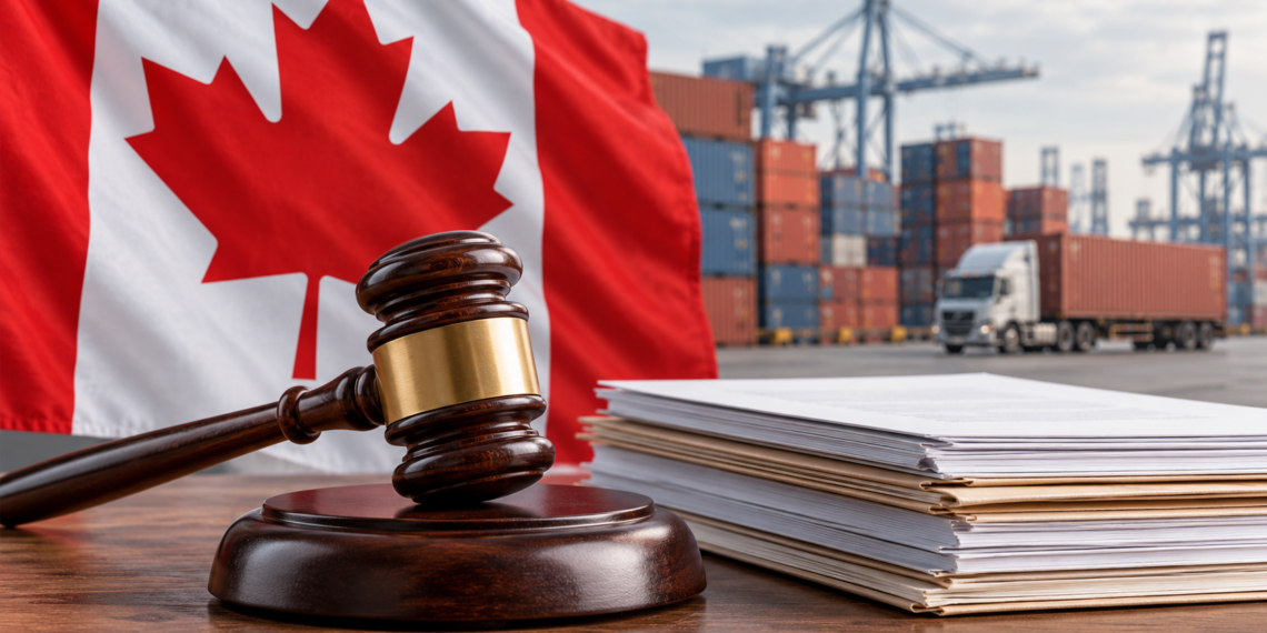 Canada Trade - Poli Alert Canada tariffs lawsuit challenging Trump's 50 percent duties