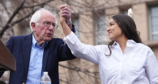 Sen. Bernie Sanders and Rep. AOC