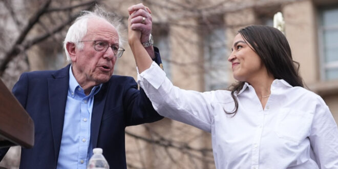 Sen. Bernie Sanders and Rep. AOC