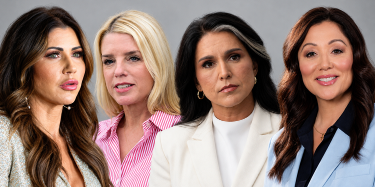 Kristi Noem, Pam Bondi, Lori Chavez-DeRemer and Tulsi Gabbard - Poli Alert Kristi Noem, Pam Bondi, Lori Chavez-DeRemer and Tulsi Gabbard, the Trump cabinet members fired or lost in his second term