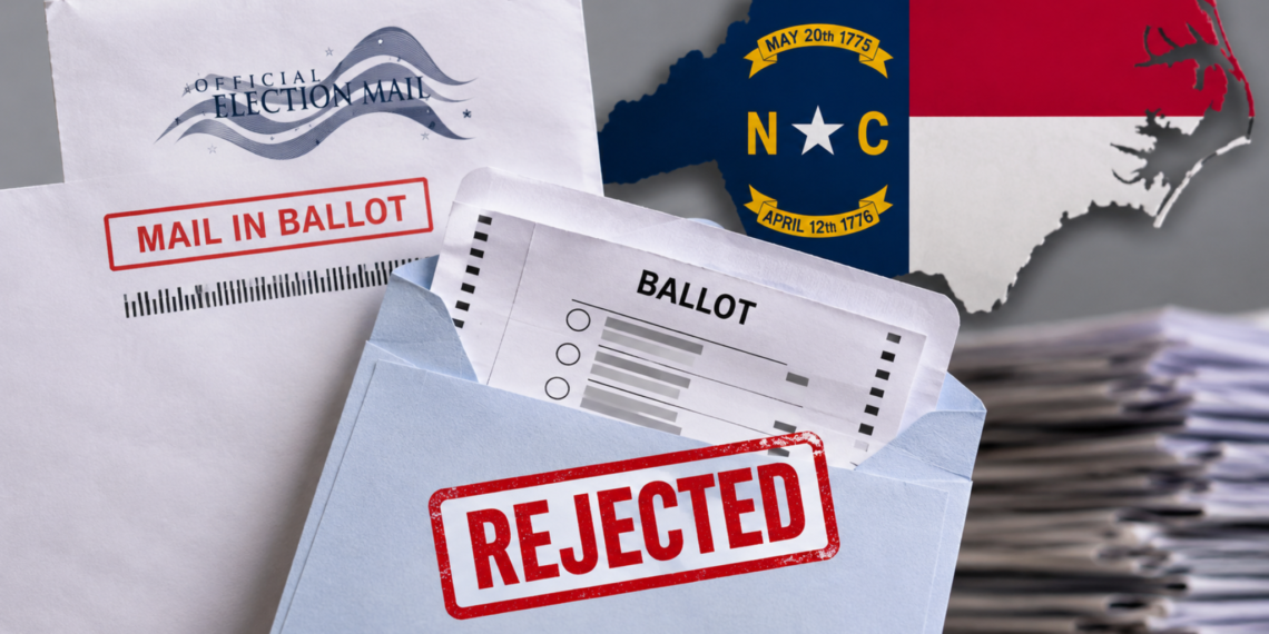 North Carolina mail ballots flagged under the new inner envelope sealing rule