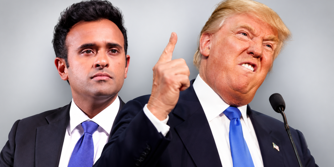 Vivek Ramaswamy and Donald Trump
