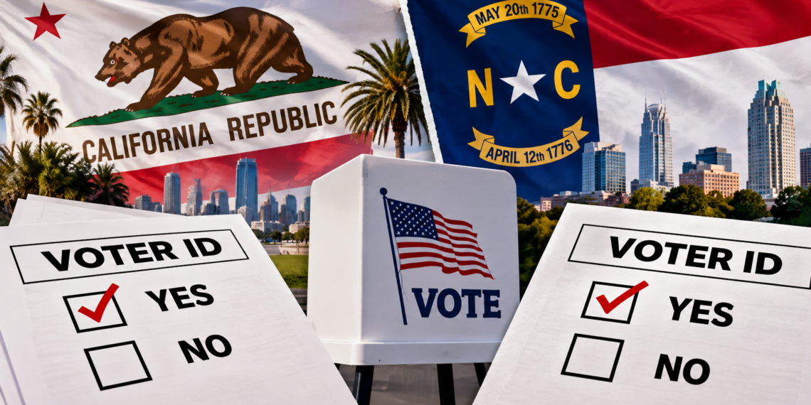 voter-id-cali-northcarolina - Poli Alert Voter ID Is On The Ballot In California And North Carolina, And The Two Measures Work Very Differently